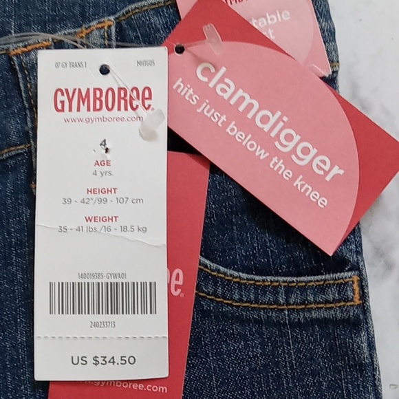 Girl's Clamdigger Pants NWT - Picture 3 of 3